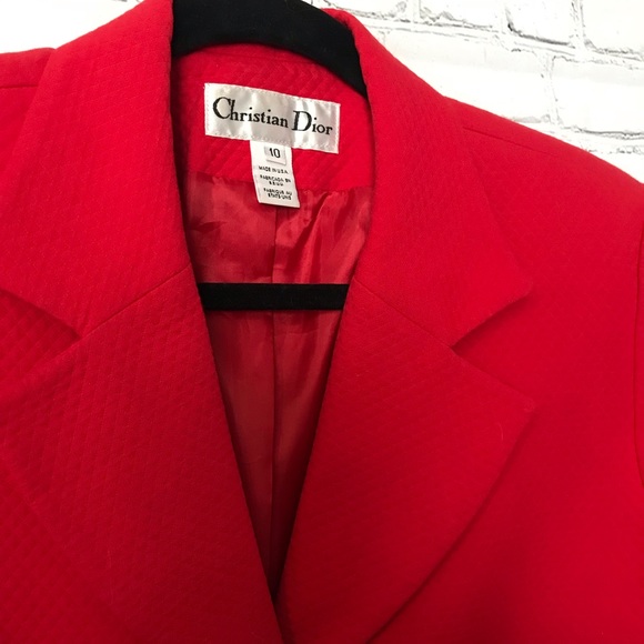 Jackets & Blazers - Christian Dior red blazer ❤️❤️